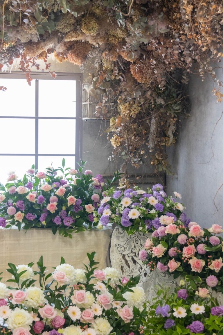 【生花のスタジオセット】